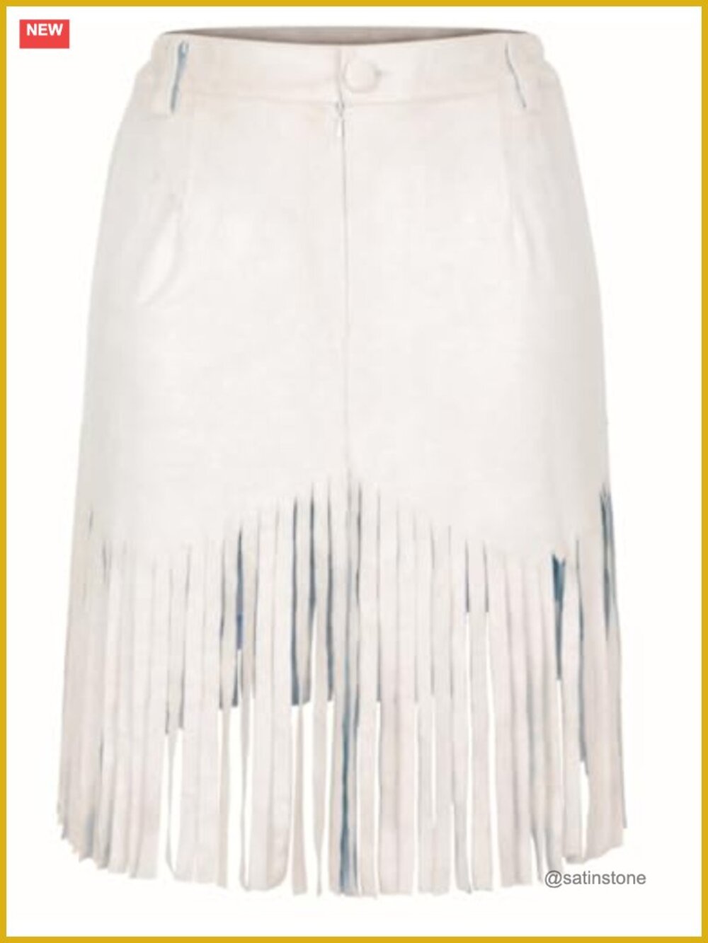 Fringe Mini Skirt Western Boho Concert Outfit Suede Fringe A-Line